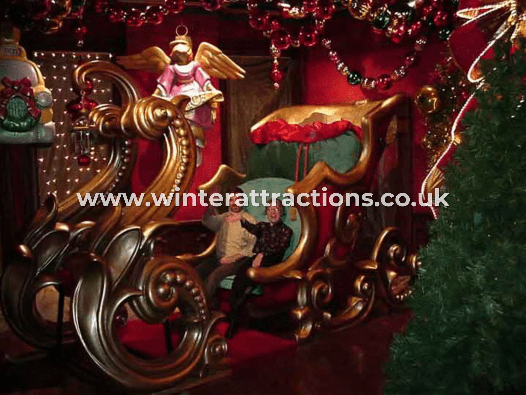 Giant Santa Sleigh Guests