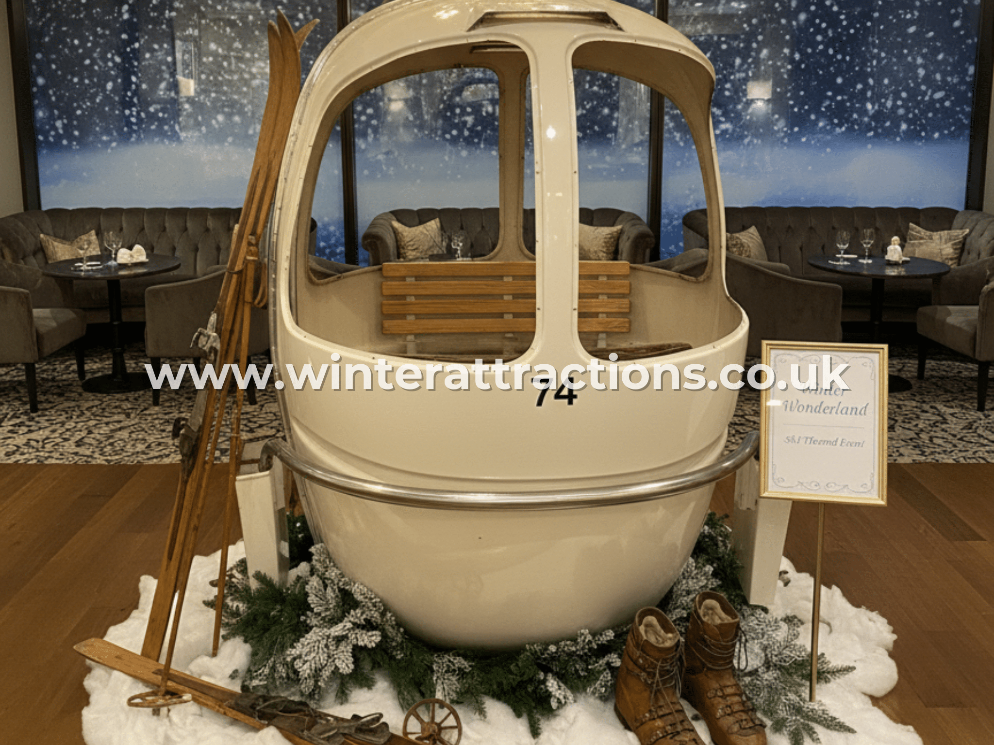 Ski Gondola 74 Display Prop Event