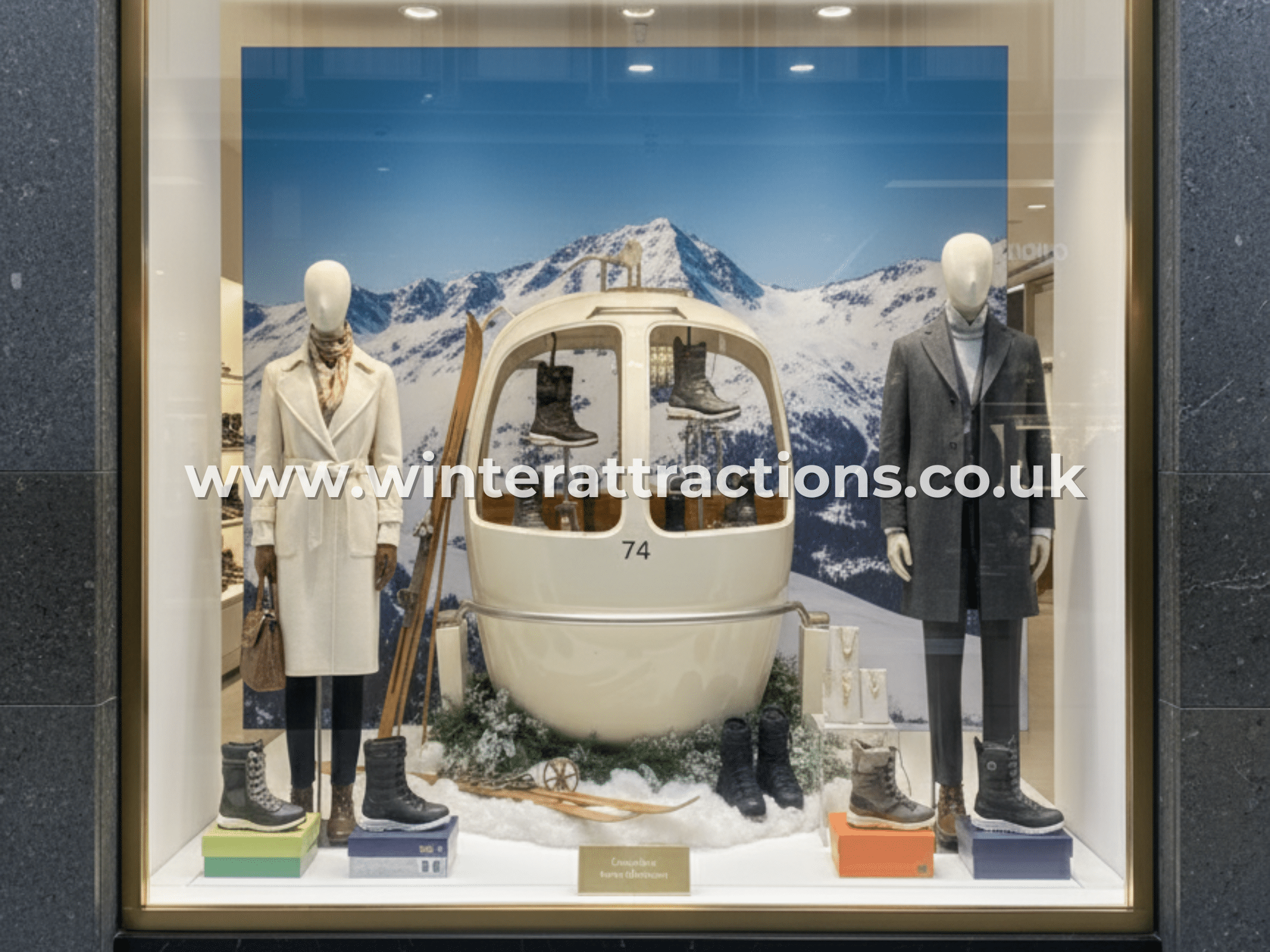 Ski Gondola 74 Display Prop Store Window