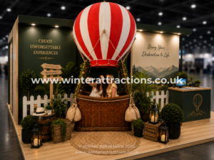 Elevate Your Event with Our Hot Air Balloon Selfie Display Prop